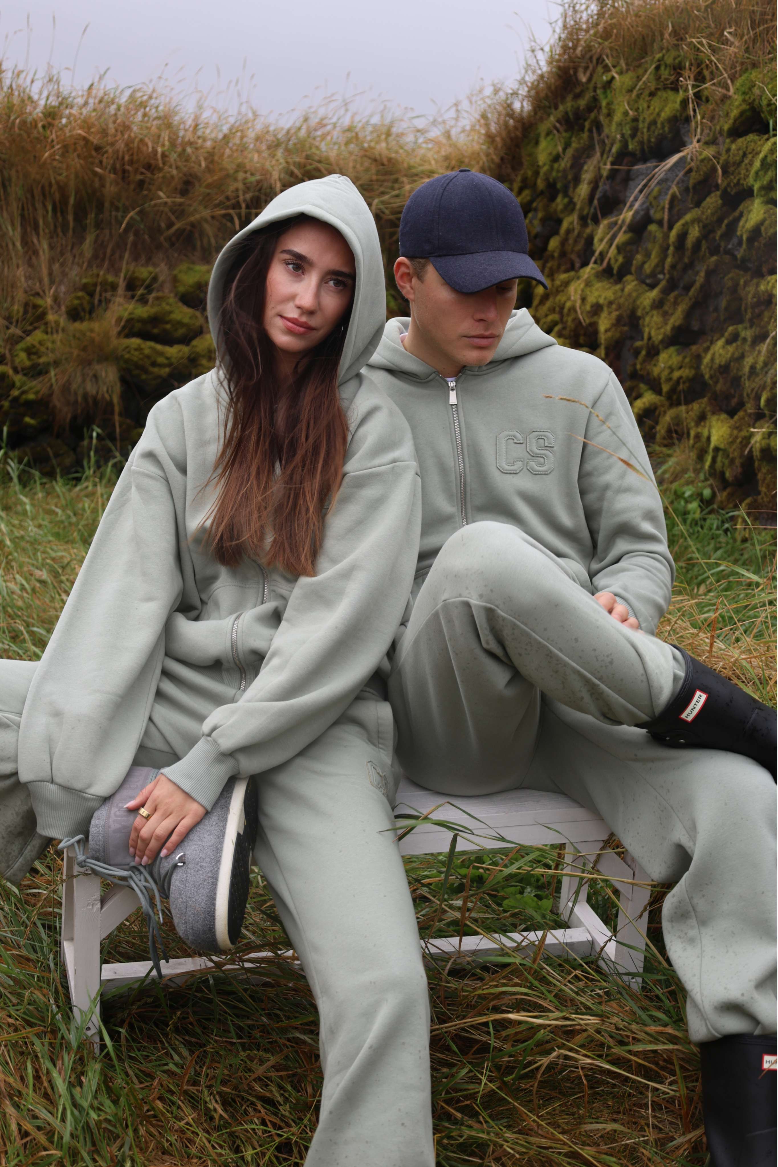M. CS Zip Hoodie - Olive